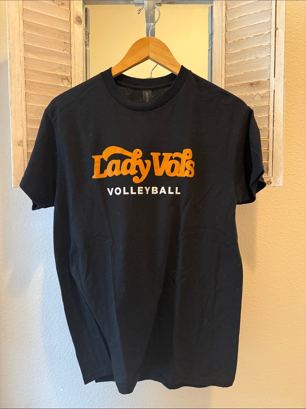 Black "Lady Vols Volleyball" Graphic Tee